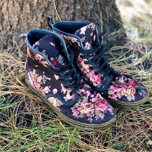 Floral Dr. Martens Boots